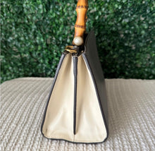 Load image into Gallery viewer, Gucci Nappa Bamboo Web Mini Nymphaea Top Handle Bag