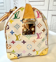 Load image into Gallery viewer, PRELOVED Louis Vuitton X Takashi Murakami Monogram Multicolor Blanc Speedy 30