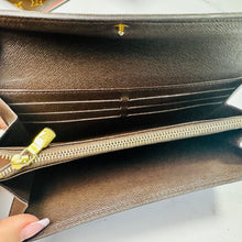 Load image into Gallery viewer, Louis Vuitton Damier Ebene Sarah Wallet CA4111