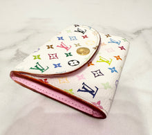 Load image into Gallery viewer, PRELOVED Louis Vuitton Takashi Murakami Multicolor Blanc Card Holder