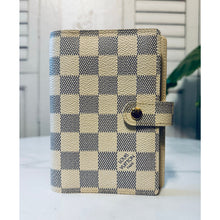 Load image into Gallery viewer, Louis Vuitton Small Ring Agenda Damier Azur