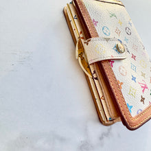 Load image into Gallery viewer, Louis Vuitton Takashi Murakami Multicolor Blanc French Wallet