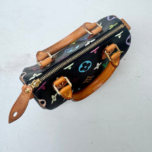 Load image into Gallery viewer, Louis Vuitton X Takashi Murakami Multicolor Noir Monogram Mini Speedy