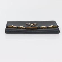 Load image into Gallery viewer, Louis Vuitton Taurillon Embellished Capucines Long Wallet Black