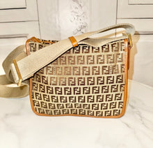 Load image into Gallery viewer, FENDI Zucchino Canvas Crossbody Bag