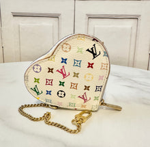 Load image into Gallery viewer, PRELOVED Louis Vuitton Takashi Murakami Multicolor Coeur Heart Coin Purse