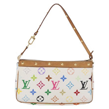 Load image into Gallery viewer, Louis Vuitton X Takashi Murakami Multicolor Blanc Pochette Accessories