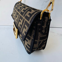 Load image into Gallery viewer, ✨💎Two Piece Thursday Bundle💎✨Fendi Zucchino Jacquard Zucca FF Mini Baguette and Wallet