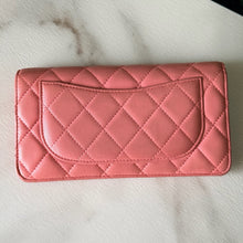 Load image into Gallery viewer, Chanel Pink Quilted Continental Bifold Wallet