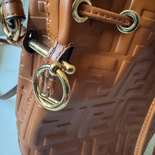 Load image into Gallery viewer, FENDI F is Fendi FF 1974 Embossed Mini Mon Tresor Bucket Bag