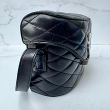 Load image into Gallery viewer, Saint Laurent Lambskin Quilted Monogram June Box Bag Black