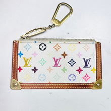 Load image into Gallery viewer, Louis Vuitton X Takashi Murakami Monogram Multicolor Blanc Key Cles