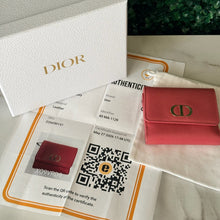 Load image into Gallery viewer, Christian Dior Grained Calfskin Caro Wallet