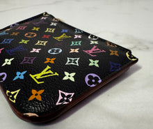 Load image into Gallery viewer, PRELOVED Louis Vuitton Takashi Murakami Multicolor Noir Pochette Cles