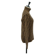 Load image into Gallery viewer, Fendi FF Zucca Print Merino Wool Sweater Small / Medium