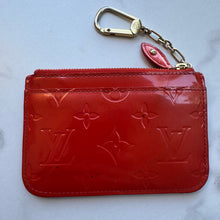 Load image into Gallery viewer, Louis Vuitton Vernis Monogram Card Case Orange Sunset CA4088