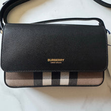 Load image into Gallery viewer, BRAND NEW Burberry Hampshire Crossbody and Wallet Bundle Black