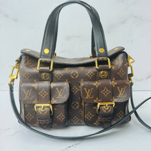 Load image into Gallery viewer, Louis Vuitton Monogram Monogram Manhattan NM Black