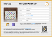 Load image into Gallery viewer, PRELOVED Louis Vuitton Takashi Murakami Multicolor Blanc Card Holder