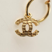 Load image into Gallery viewer, CHANEL CC Hoop Earrings