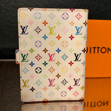 Load image into Gallery viewer, Louis Vuitton Takashi Murakami Monogram Multicolor Blanc Small Ring Agenda