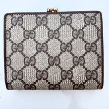 Load image into Gallery viewer, Gucci Supreme Canvas Compact Wallet