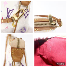Load image into Gallery viewer, Louis Vuitton X Takashi Murakami Multicolor Blanc Pochette Accessories