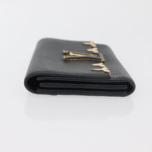 Load image into Gallery viewer, Louis Vuitton Taurillon Embellished Capucines Long Wallet Black