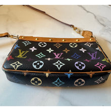 Load image into Gallery viewer, Louis Vuitton X Takashi Murakami Multicolor Noir Pochette Accessories
