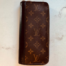 Load image into Gallery viewer, Louis Vuitton Monogram Macassar Vertical Zippy Wallet