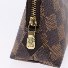 Load image into Gallery viewer, Louis Vuitton Damier Ebene Cosmetic Pouch PM