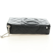 Load image into Gallery viewer, Chanel Calfskin Quilted Cambon Zip Around Cosmetic Pouch