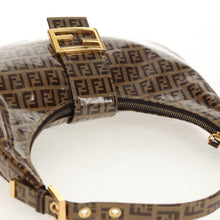 Load image into Gallery viewer, Fendi Vinyl Zucchino Croissant Hobo