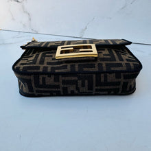 Load image into Gallery viewer, ✨💎Two Piece Thursday Bundle💎✨Fendi Zucchino Jacquard Zucca FF Mini Baguette and Wallet