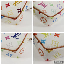 Load image into Gallery viewer, Louis Vuitton X Takashi Murakami Multicolor Blanc Pochette Accessories