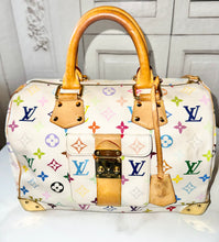 Load image into Gallery viewer, PRELOVED Louis Vuitton X Takashi Murakami Monogram Multicolor Blanc Speedy 30