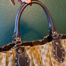 Load image into Gallery viewer, Gucci Brown GG Canvas Pelham Tote