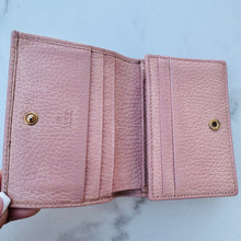Load image into Gallery viewer, GUCCI Pink Calfskin Compact Wallet