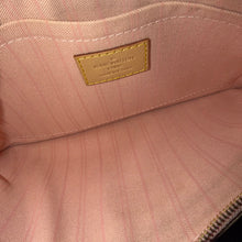 Load image into Gallery viewer, Louis Vuitton Damier Azur / Rose Ballerine Neverfull MM Pouch