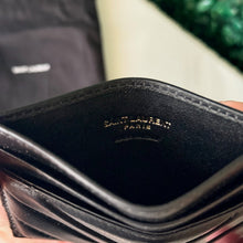 Load image into Gallery viewer, Saint Laurent Chevron Quilted Card Case