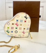 Load image into Gallery viewer, PRELOVED Louis Vuitton Takashi Murakami Multicolor Coeur Heart Coin Purse