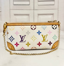 Load image into Gallery viewer, PRELOVED Louis Vuitton Takashi Murakami Monogram Multicolor Blanc Pochette Milla MM