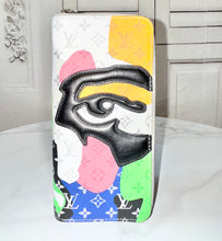 Load image into Gallery viewer, PRELOVED Louis Vuitton X Kidsuper BUNDLE Portrait Keepall Bandouliere 25 and Zippy Wallet