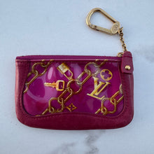 Load image into Gallery viewer, Louis Vuitton Monogram Charms Key Pouch Fuchsia