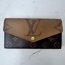 Load image into Gallery viewer, Louis Vuitton Reverse Monogram Giant Sarah Wallet