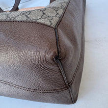 Load image into Gallery viewer, GUCCI GG Supreme Monogram Web Ophidia Tote Brown