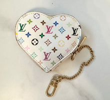 Load image into Gallery viewer, PRELOVED Louis Vuitton Takashi Murakami Multicolor Coeur Heart Coin Purse