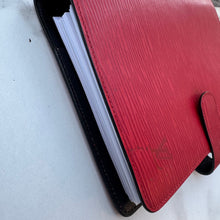 Load image into Gallery viewer, Louis Vuitton Red Epi Medium Ring Agenda