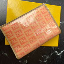 Load image into Gallery viewer, Fendi Zucchino Vinyl Coated Bifold Wallet