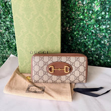 Load image into Gallery viewer, Gucci Horsebit 1955 Zip Around Wallet